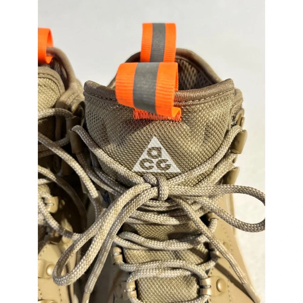 Nike ACG Air Zoom Gaiadome GORE-TEX Khaki Orange Boots DD2858-202 Boys 3.5